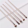 4/10 champagne makeup brush set for liquid foundation, foundation, blush, eye shadow, song and dance mix makeup brush, beauty tool, 10 eyeshadow cream view 3