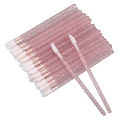 150 disposable lip brush makeup brush pen lipstick lipstick mascara wand brush clean eyelash makeup brush applicator crystalpink