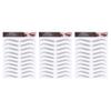 3 Sheets Eyebrow Stickers 6D Hair- Like Waterproof Eyebrow Transfers Stickers Arch Style Grooming Shaping Eyebrow Decals for Women Girls Makeup Style 2 view 1