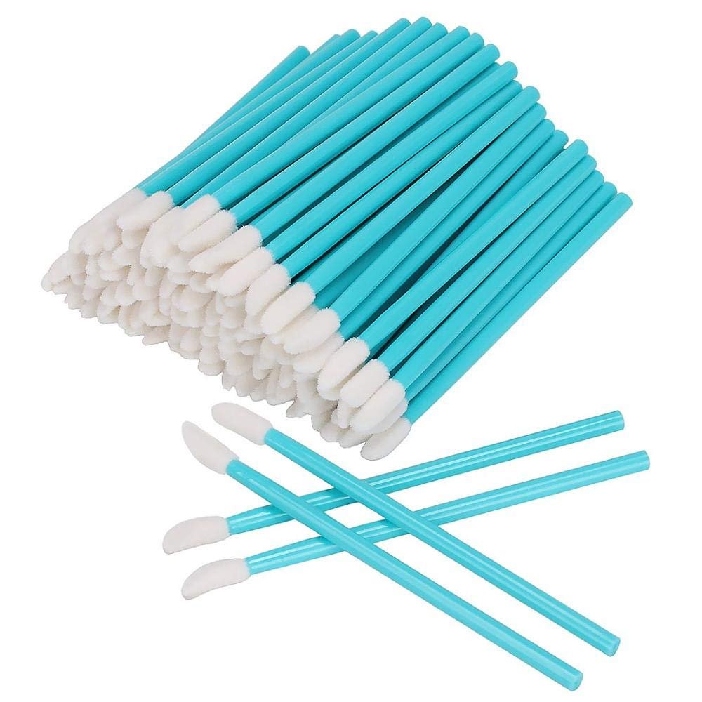 150 disposable lip brush makeup brush pen lipstick lipstick mascara wand brush clean eyelash makeup brush applicator blue