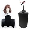 Chair Mannequin Head Clamp Stand with Clip for Wigs and Trainning Head Sturdy and Durable Adjustable Wig Head Stand Holder for Cosmetology Hairdressing Seat Back Clamp view 1