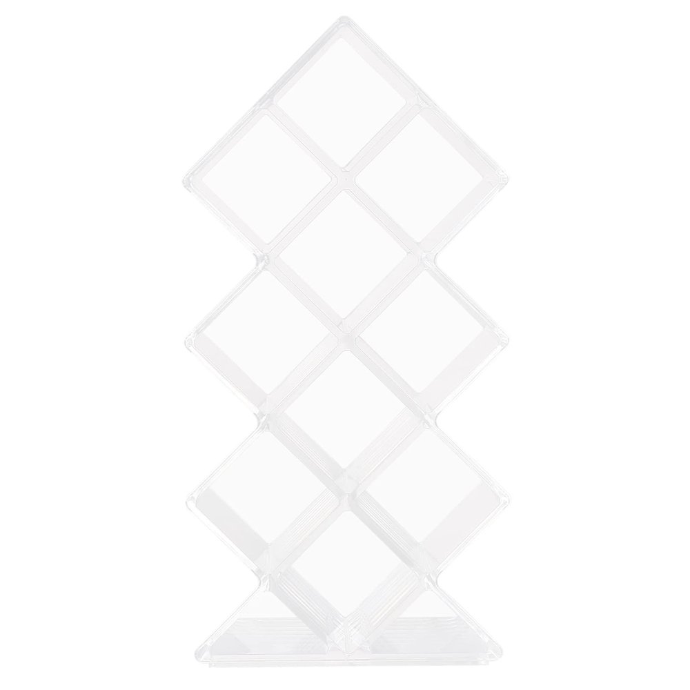 Cabilock 1pc Lipstick Organizer Slots Stylish Makeup Rack for Desktop Lip Gloss Storage Box for Cosmetics and Items