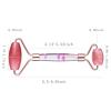 Amogeeli Cherry Quartz Stone Roller for Face, Beauty Massage Facial Roller for Wrinkles, Puffiness view 3