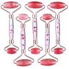 Amogeeli Cherry Quartz Stone Roller for Face, Beauty Massage Facial Roller for Wrinkles, Puffiness view 4