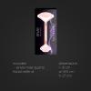 Envie Pink Rose Quartz Face Roller Massage Tool for Anti-ageing Skin Care, Reducing Eye Puffiness & Facial Sculpting view 2