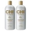 CHI Moisturize It Duo Keratin Shampoo & Conditioner Set, Hydrating Formula Restores & Strengthens Hair, Sulfate & Paraben-Free, 2 Bottles, 32 Oz view 1