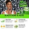 Natural Black Soap with Aloe | Helps With Bumps Dark Spot for Face Paraben Free | All Natural Ingredients Liquid Soap view 3
