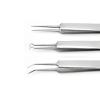 3Pcs Acne Blackheads Tweezers Stainless Steel Blemish Pimples Removers Acne Whitehead Extractor Tool for Forehead Nose Facial Pore view 3