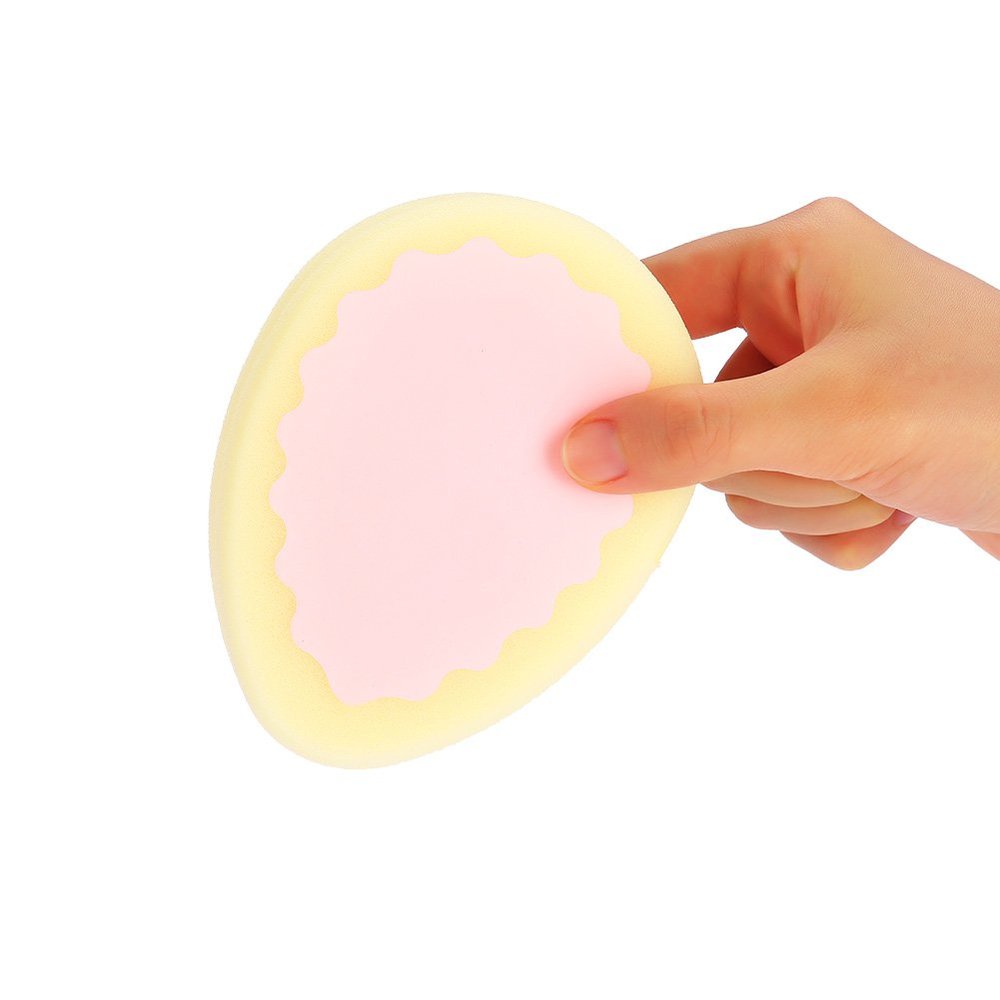 Hair Removal Depilation Sponge, Women Waxing Polishing Buffing Sponge Hair Removal Pad Depilatory Skin Care Tool Hair Removal Sponge Hair Buffer Remover(Water Droplets)
