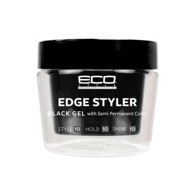 Styler Ecoco Eco Pomade Black Gel With Semi Permanent Color Strong Hold 3 oz