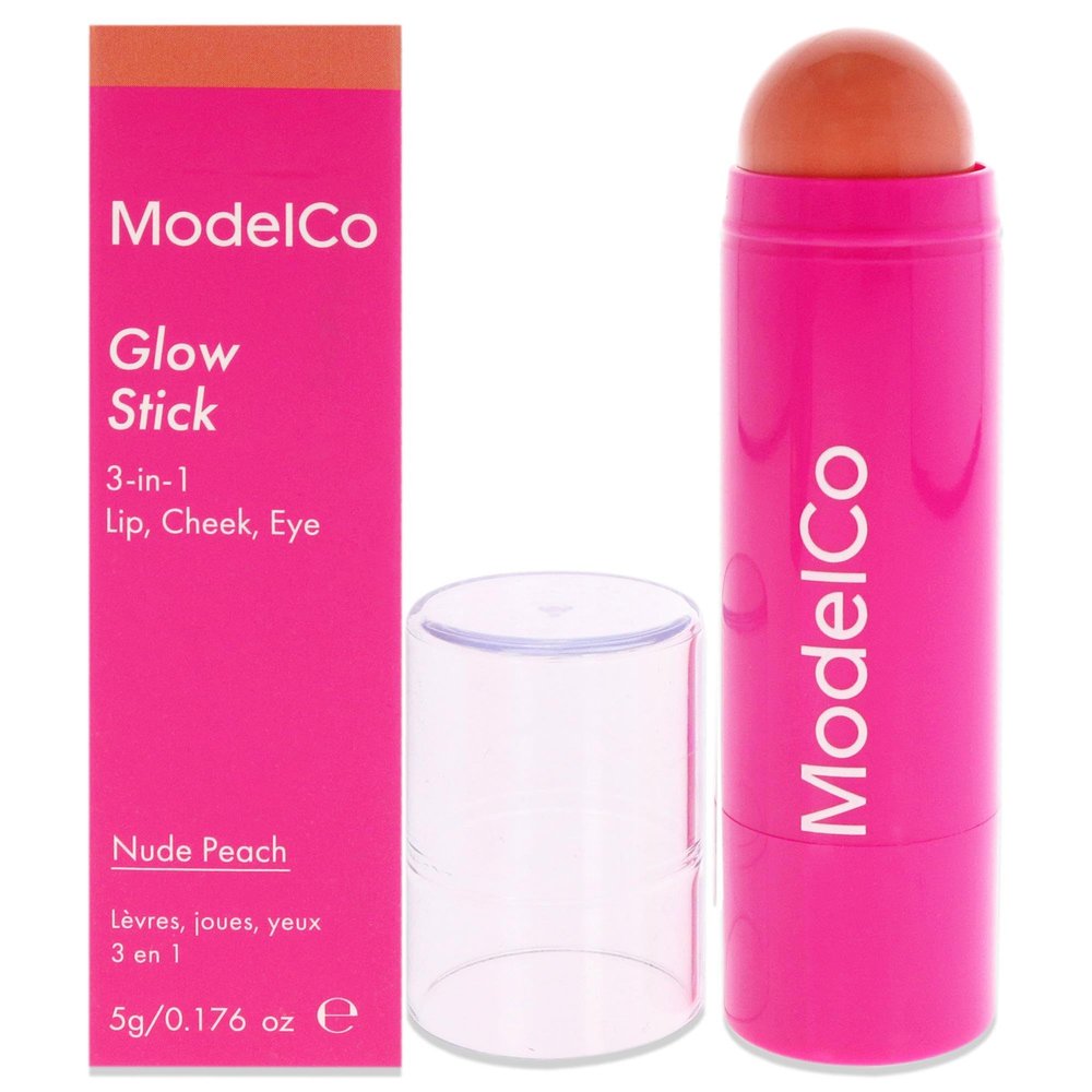 Glow Stick 3-In-1 - Nude Peach by ModelCo for Women - 0.176 oz Makeup