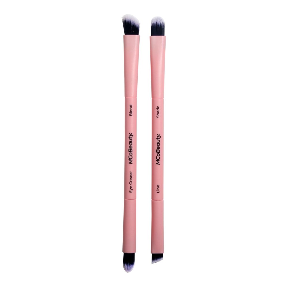 MCoBeauty - Pro Deluxe Eye Set - 4-Piece Professional Eyeshadow Brush Collection for Blending, Lining, Defining & Contouring - Stocking Stuffers, Brochas para Maquillaje, Makeup Brush Set