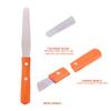 Non-Stick Wax Spatulas, Metal Wax Spatulas,Stainless Steel Wax Spatulas Body Waxing Sticks with Wooden Handle for Hair Removal view 2