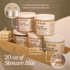 Bare Botanics Brown Sugar Body Scrub 20 oz - Naturally Scented Coconut Vanilla Sugar Scrub Made in Madison, WI - Formulated w/Skin Loving Moisturizers - Vegan, Cruelty Free w/a Cute Wooden Spoon view 4
