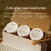 Bare Botanics 3 pc Body Scrub Gift Set - Ready to Gift Naturally Scented Sea Salt Scrub Made in Madison, WI - Formulated w/Skin Loving Moisturizers - Vegan, Cruelty Free Exfoliator w/a Cute Spoon view 4