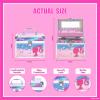 Barbie Train Case Beauty Set, Kids Makeup Kit for Girls, Real Washable Makeup Set, Play Makeup, Party Favor, Birthday, Ages 3 4 5 6 7 8 9 10 11 12 by Townley Girl view 4