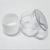 10ML / 10G Clear Plastic Jars With Silicone Liner Insert | Screw On Lids | Poly Containers For Cosmetics, Essential Oils, Creams, Powder & Storage | RVTUS (25 Pack) view 2