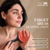 GLO24K Red Light Face & Neck Beauty Device  3-in-1 Facial Massager Tool with LED & Vibration for Skin Revitalization and Neck Firming view 2