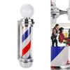 DNYSYSJ 32" 110V Barber Pole LED Light,Outdoor Hair Salon Barber Shop Open Sign,Rotating Red White Blue Spinning Strips view 4
