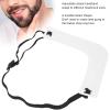 Beard stencils beard grooming beard stencil, men beard shaper plastic mustache cutout trim shaper beard shaping tool, neck and sideburns beard stencil styling beard template view 4