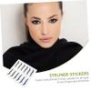Beaupretty 12pairs Eyeliner Stickers Double Strips for Eye Makeup Easy to Apply Eye Line Strips Portable for Travel and Everyday Use view 2