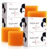 Kojie San Skin Brightening Soap - Bundle Pack - Original Kojic Acid, Dark Spot Remover Bar Soap with Coconut & Tea Tree Oil, 65g x 4 Bars view 1