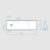 Kai 750BH2051 Razor Blade with Excellent Sharpness, Thin Blade, Made in Japan, 50 Piece Set, For Machines, Cutting Machines, Light Work, DIY 0.25 x 18.4 x 90 L, 32 Cutter, Replacement Blade view 2