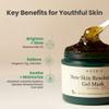 AXIS-Y New Skin Resolution Gel Mask Mugwort with 2% Niacinamide - Spot Treatment for Face, Barrier Repair & Brightening - Vegan Korean Skin Care Face Mask - 3.38 fl. oz. view 4