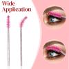 60 Pieces Disposable Mascara Wand Tube Set, 30 Diamond Empty Mascara Tube and 30 Crystal Eyelash Brush Spoolies Makeup Brush Eyebrow Applicator Tool for Lash Exention Supplies (Classic Style) view 4