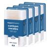 Amazon Basics Cotton Swabs for Personal Hygiene and Baby Care, 2000 Count, 4 Pack of 500 Count view 1