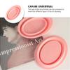 Minkissy Creative Makeup Brush Cleaning Scrubber Bowl Silicone Foldable Brush Cleaner Easy Clean Tools view 4