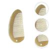 Healifty 1pc Yak Horn Comb-Wide Tooth Hair Comb - Detangling for Hair & Beard - No Static Natural Sheep Horn for Women and Men view 2