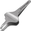 World's Best Tweezers Diamond Butterfly Tweezers - Wide Grip Slant Tip Precision Tweezers for Eyebrow, Facial & Ingrown Hair Removal - Perfectly Aligned Tool for Women&Men - Silver Stainless Steel view 1