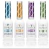 Tori Mika Triple Vitamin Dip Powder Nail Liquid Set - Bond Gel Base Activator Gel Top Set 4 (Step 1-4) 18ml - NO LED UV/LAMP Needed, Color French Pink Nail Dipping Powder DIY Professional Home Salon view 1