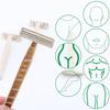 Eco-Friendly Razor | Disposable | Recycled Material | Men & Women Shaving Razor | Twin Blade | Biodegradable Wheat Straw, 50 Count (Pack of 1) view 4