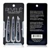3 Piece Professional Stainless Steel Tweezers Set Hair Plucker Eyebrow Point Tip view 1