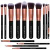SHANY Makeup Brushes - Rose All Day - 14-Piece Brush Set  Foundation Powder Concealers Eye Shadows Makeup brushes - Complete Kabuki Makeup Brush Set in Rose Gold - 14 PCS view 1