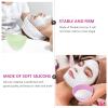 Beaupretty 5pcs Mini Silicone Mask Bowls Makeup Spatulas Random Color Face Mask Tools for Easy Application Mixing Easy to Clean for Home Use view 3