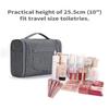 Narwey Hanging Toiletry Bag for Women Travel Makeup Bag Organizer Toiletries Bag Men for Cosmetics Essentials Accessories (Large, Grey) view 4