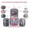 Narwey Hanging Toiletry Bag for Women Travel Makeup Bag Organizer Toiletries Bag for Cosmetics Essentials Accessories(Large, Pink) view 2