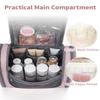 Narwey Hanging Toiletry Bag for Women Travel Makeup Bag Organizer Toiletries Bag for Cosmetics Essentials Accessories(Large, Pink) view 3
