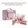 Narwey Hanging Toiletry Bag for Women Travel Makeup Bag Organizer Toiletries Bag for Cosmetics Essentials Accessories(Large, Pink) view 4