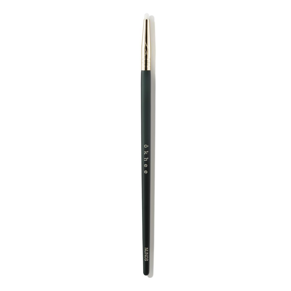 SOO ADOR okhee Under Eye Brush NUN08 Professional Korean Eye Makeup Brush, Precision Under Eye & Tear Duct Brush for Pearl, Glitter & Soft Eye Definition