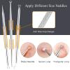Boxoyx Pimple Popper Tool Kit - 6 Pcs Blackhead Remover Comedone Extractor Tool Kit with Metal Case for Quick and Easy Removal of Pimples, Blackheads, Zit Removing, Forehead, Facial and Nose(Silver) view 4