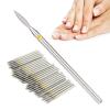 Dioche 50pcs Nail Art Drill Bits - Nail Polishing Grinding Head Emery Manicure Drill Bits Multifunction Nail Sanding Head Dead Skin Removal Manicure Tool Accessory for Nail Home Salon(01) view 2
