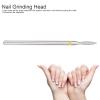 Dioche 50pcs Nail Art Drill Bits - Nail Polishing Grinding Head Emery Manicure Drill Bits Multifunction Nail Sanding Head Dead Skin Removal Manicure Tool Accessory for Nail Home Salon(01) view 3