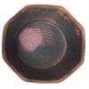 Portable Rustic Octagonal Copper Foot Massage Pedicure Bowl view 3