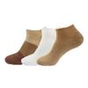 BambooMN Women's Small Fuzzy Soft Aloe Infused Fuzzy Nylon Spa Socks, Assortment K, 3 Pairs view 1