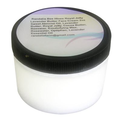 Lavender, Royal Jelly Face Cream, 4oz, Randalia Bee Hives