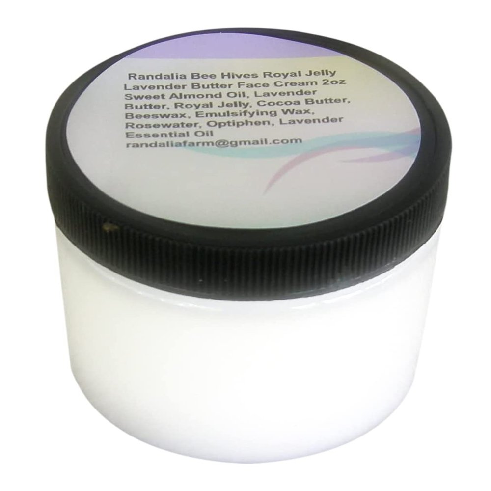 Lavender, Royal Jelly Face Cream, 4oz, Randalia Bee Hives